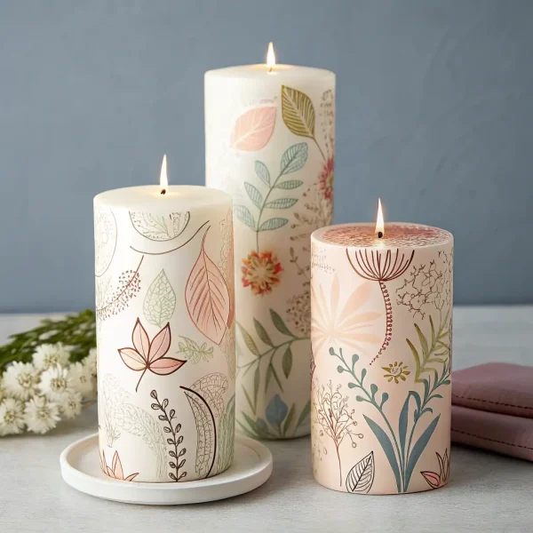 Holiday Spiral Candle Collection